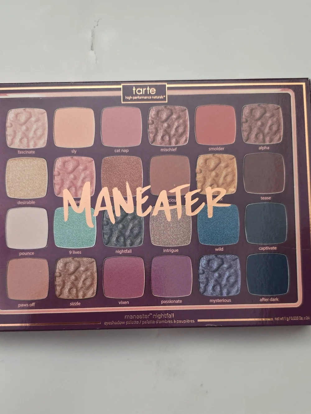 tarte Maneater Eyeshadow Palette - Teal, Blue, Plum & Neutral Shades